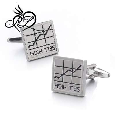 Pair Stainless Steel K-Line Cufflinks